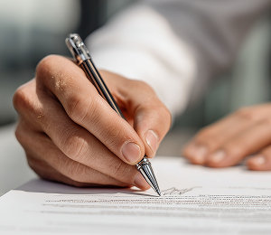 Подписание договора